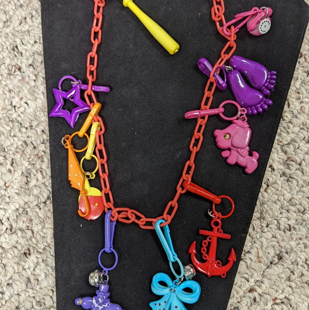 80’s Bell Charm Necklace- RETRO